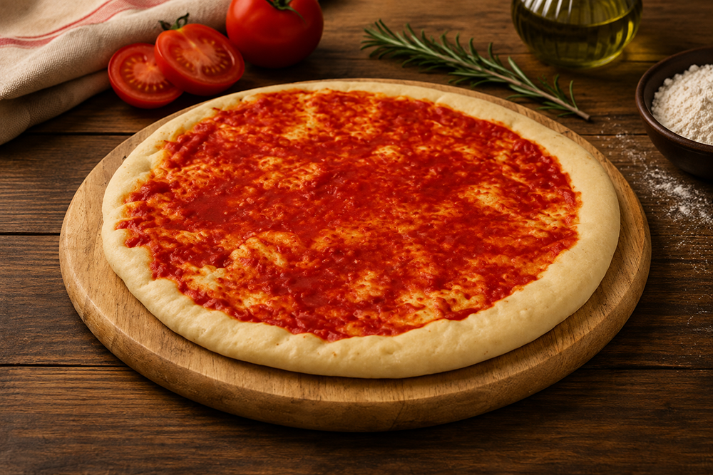 Prepizza de tomate